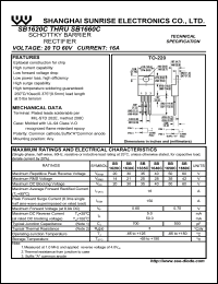 datasheet for SB1620C by 