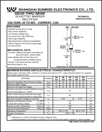 datasheet for SB360 by 