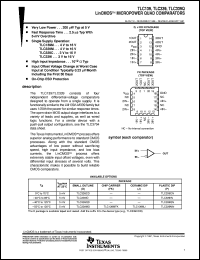 datasheet for TLC339CPW by Texas Instruments