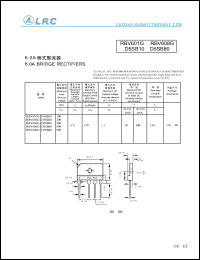 datasheet for D5SB20 by 