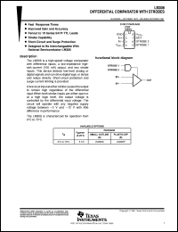 datasheet for LM306D by Texas Instruments