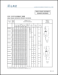 datasheet for 05W1C by 