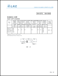 datasheet for BA159DG by 