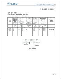 datasheet for 1N5821 by 