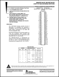 datasheet for SN74CBT16212ADL by Texas Instruments