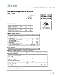 datasheet for BC817-40LT1 by 