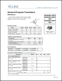 datasheet for BC848CWT1 by 