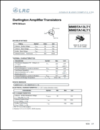 datasheet for MMBTA14LT1 by 