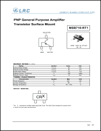 datasheet for MSB710-RT1 by 