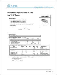 datasheet for HVU306B by 