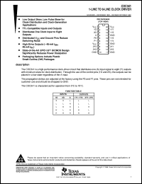 datasheet for CDC341DBLE by Texas Instruments