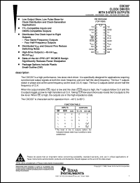 datasheet for CDC337DBLE by Texas Instruments
