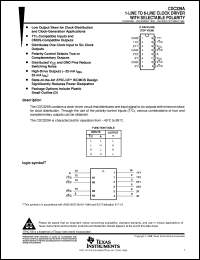 datasheet for CDC329AD by Texas Instruments