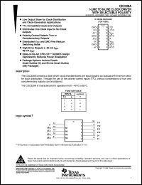 datasheet for CDC328AD by Texas Instruments