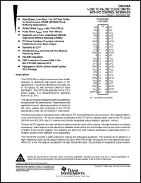 datasheet for CDC318ADL by Texas Instruments