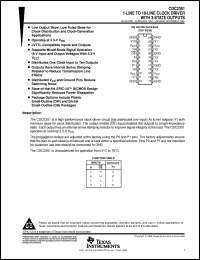 datasheet for CDC2351DBLE by Texas Instruments