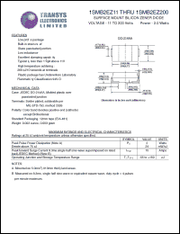 datasheet for 1SMB2EZ20 by 