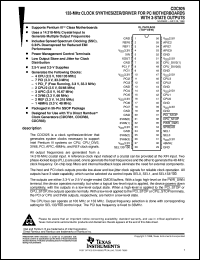 datasheet for CDC925DL by Texas Instruments