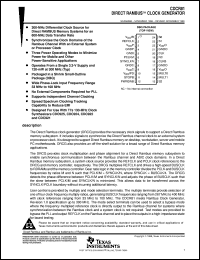 datasheet for CDCR81DBQR by Texas Instruments