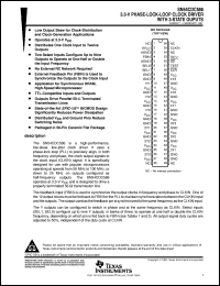 datasheet for SN54CDC586WD by Texas Instruments