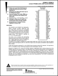 datasheet for CDC857-2DGG by Texas Instruments