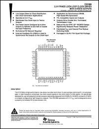 datasheet for CDC586PAH by Texas Instruments