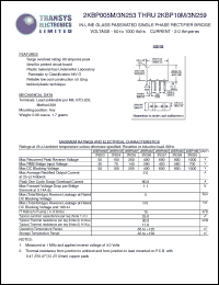 datasheet for 2KBP01M by 