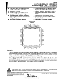 datasheet for CDC582PAH by Texas Instruments