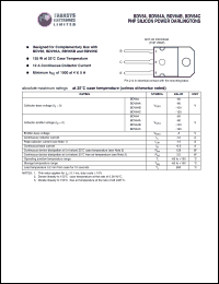 datasheet for BDV64C by 