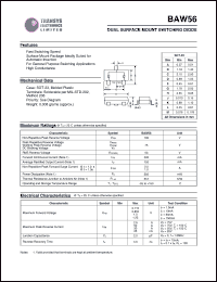 datasheet for BAW56 by 