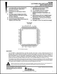 datasheet for CDC2586PAH by Texas Instruments