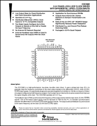 datasheet for CDC2582PAH by Texas Instruments
