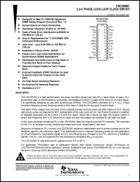 datasheet for CDC2509CPWR by Texas Instruments