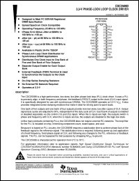 datasheet for CDC2509BPWR by Texas Instruments