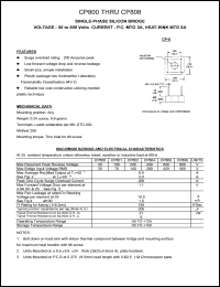 datasheet for CP806 by 