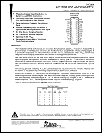datasheet for CDC2509PWR by Texas Instruments