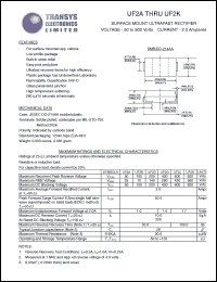 datasheet for UF2J by 