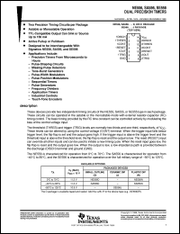 datasheet for NE556DR by Texas Instruments