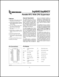 datasheet for BQ4845YS-A4TR by Texas Instruments