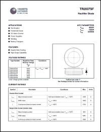 datasheet for TR2007SF39 by 