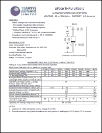 datasheet for UF2010 by 