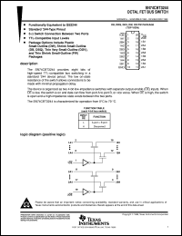 datasheet for SN74CBT3244DBR by Texas Instruments