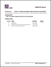 datasheet for A428316S-25 by 