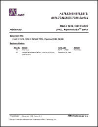 datasheet for A67L7332E-5 by 