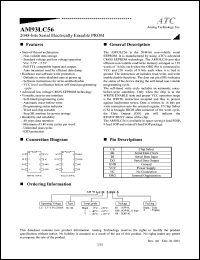 datasheet for AM93LC56GS8A by 