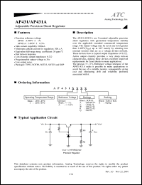 datasheet for AP431R by 