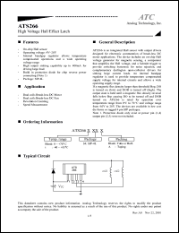 datasheet for ATS266IS4A by 