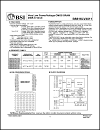 datasheet for BS616LV4011AI by 