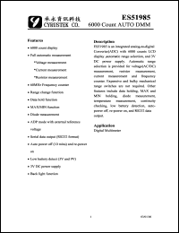 datasheet for ES51985 by 