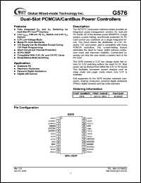 datasheet for G576 by 